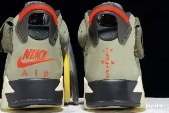CN1084-200 MEDIUM TRAVIS SCOTT 6 JORDAN AIR - OLIVE 0703